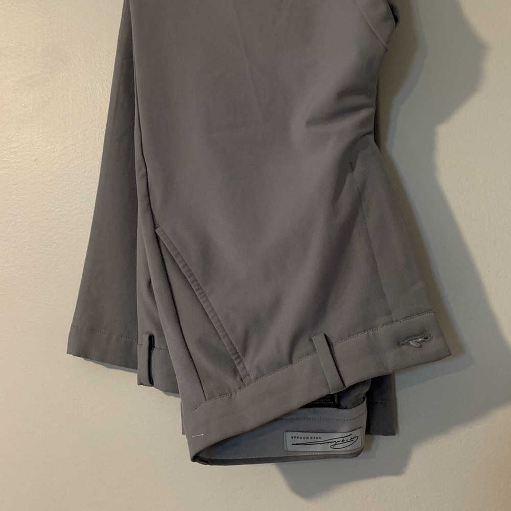 Greg Norman dress pants, grey in color, mens size 32x30